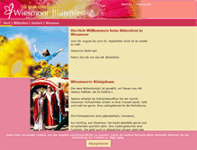 Tablet Screenshot of bluetenfest-wiesmoor.de